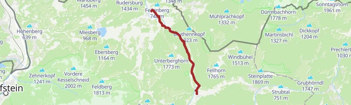 Route map: Leukentalradweg